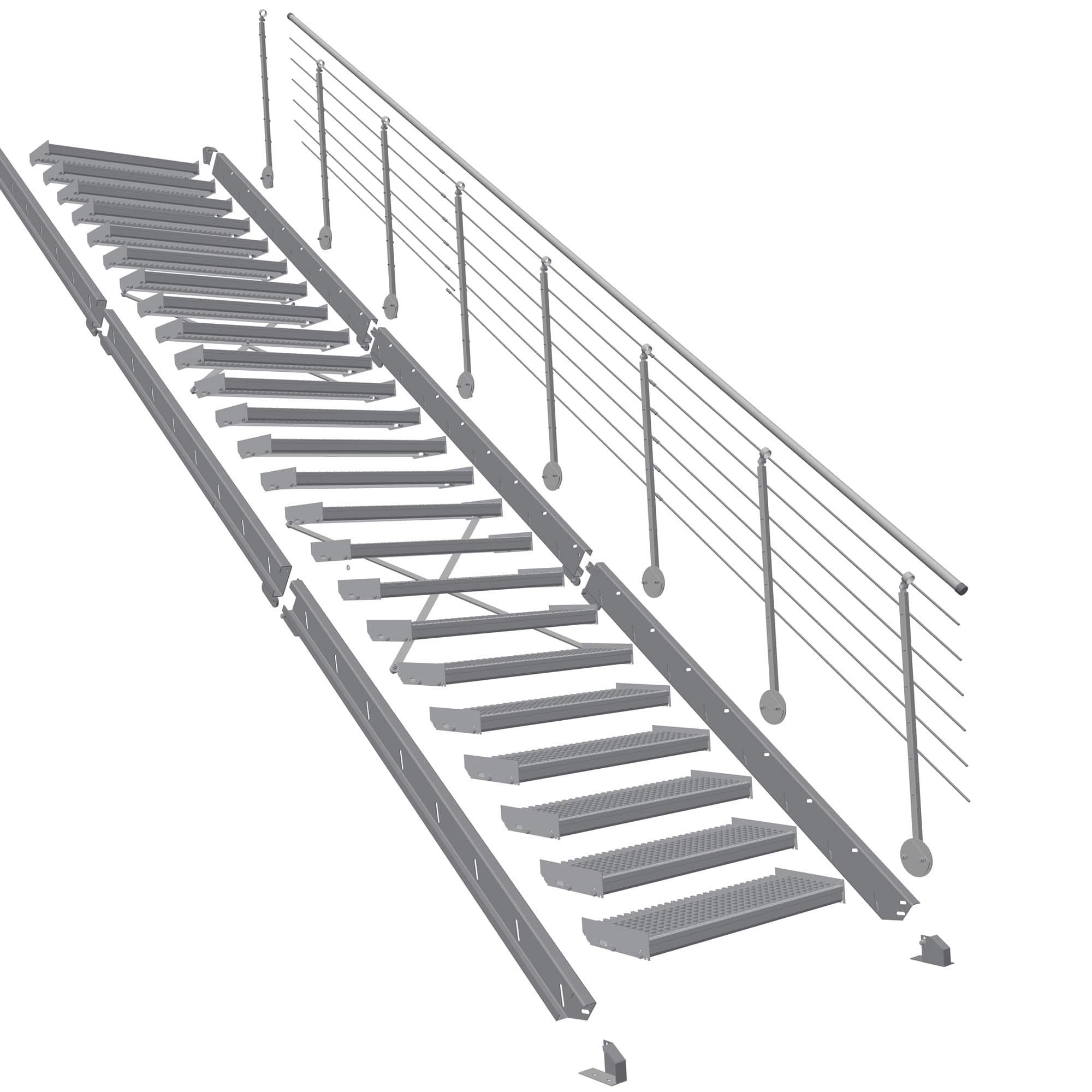 Treppe-Typ-3 Wangentreppe Grafik 3