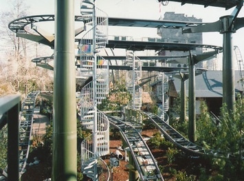 Spindeltreppe für Matterhorn Achterbahn im Europa Park Rust