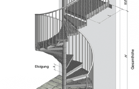 Treppen Bauplan